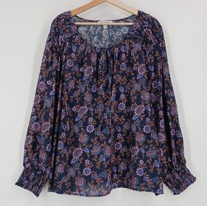 Crystal Kobe Shirred Shoulder Blouse